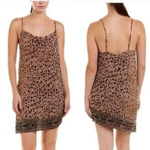 Haute Hippie Sahara Leopard Print Dress in Beige/Cream/Tan/Nude Size 0